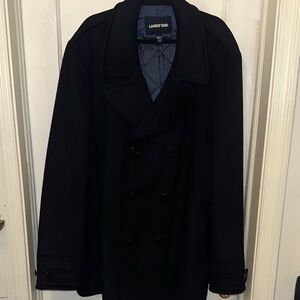 Lands' End Men's Classic Dark Peacoat